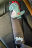 BIMLL B汽車(chē)兒童安全帶固定器防勒脖護肩套裝車(chē)用寶寶護肚神器限位器通用 曬單實(shí)拍圖