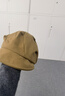 千姿嬌媚云朵帽褶皺女春秋新款顯臉小英倫復古休閑八角帽百搭貝雷帽女冬季 卡其色-升級雙層加棉 曬單實(shí)拍圖