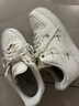 耐克NIKE女空軍一號AF1 運動(dòng)鞋FV3654-111帆白37.5 曬單實(shí)拍圖
