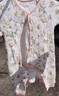 全棉時(shí)代夾棉純棉連體衣秋冬季保暖寶寶棉衣微厚嬰兒衣服包屁衣棉服秋衣 【輕暖夾棉條15-20℃】甜夢(mèng)花園 59cm （1-3月 3.5-6.9kg） 曬單實(shí)拍圖