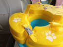 OSKV嬰兒游泳圈免充氣腋下圈兒童腋下圈防側翻救生圈寶寶洗澡玩具 免充氣腋下圈【黃色小兔子款】 曬單實(shí)拍圖