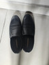 老人頭（LAORENTOU）皮鞋男新款頭層牛皮透氣防滑一腳蹬中年商務(wù)休閑皮鞋 LA223 黑41 曬單實(shí)拍圖
