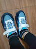 回力童鞋男春季新款兒童運動(dòng)鞋中大童男皮面防滑軟底休閑鞋跑步鞋 878牛仔藍【春秋雙網(wǎng)】 36 曬單實(shí)拍圖