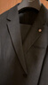 利郎【雙彈西服】西服套裝男格紋仿羊毛商務(wù)正裝西裝深灰175 曬單實(shí)拍圖