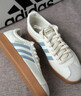 adidas「T頭鞋」VL COURT 2.0復古休閑板鞋德訓鞋阿迪達斯輕運動(dòng)   漢玉白/藍色/金色 (推薦女生買(mǎi)小半碼)   37 曬單實(shí)拍圖