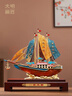 大明銅匠一帆風(fēng)順銅帆船擺件客廳老板辦公室桌面高檔裝飾喬遷升職開(kāi)業(yè)禮品 曬單實(shí)拍圖
