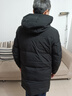 波司登25年冬羽絨服男女同款情侶90絨加厚連帽修身中長(cháng)款休閑保暖外套 曬單實(shí)拍圖