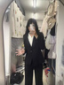 南木熊小個(gè)子西裝套裝女生西裝一整套大學(xué)生答辯面試工作服正裝職業(yè)裝 西服+襯衫+西褲 M碼【95-110斤】帶墊肩 曬單實(shí)拍圖
