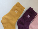 貓人3雙裝35%羊毛襪子女秋冬中筒毛圈襪加厚保暖襪睡眠襪女士月子襪 曬單實(shí)拍圖