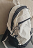 駱駝（CAMEL）【雪糕包】雙肩包大容量背包旅行包輕量書(shū)包女大學(xué)生戶(hù)外登山包 容量升級22L-黑/白-574C635604B 大容量，輕量透氣 曬單實(shí)拍圖