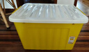 SPACEXPERT塑料收納箱特大號儲物箱學(xué)生書(shū)箱兒童玩具整理搬家打包周轉箱 黃色 【實(shí)測盛水容積80L】單只裝 曬單實(shí)拍圖