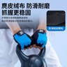 LP運動(dòng)半指健身手套防滑透氣騎行訓練薄防起繭白紫女性專(zhuān)用6006CK-M 曬單實(shí)拍圖