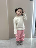 巴布豆女童褲子2026春秋新款兒童束腳衛褲休閑百搭運動(dòng)褲女孩粉色童裝 粉 抱兔小麗X+紫 抱心小麗X 150 曬單實(shí)拍圖