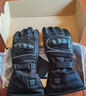 摩多狼（MOTOWOLF）摩托車(chē)電加熱騎行手套冬季加絨保暖防風(fēng)寒騎士裝備羊皮發(fā)熱調溫 曬單實(shí)拍圖