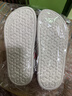 回力拖鞋男女涼拖鞋抑菌防滑浴室內外穿軟彈涼拖鞋HL0397乳白38-39碼 曬單實(shí)拍圖