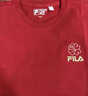 FILA 斐樂(lè )馬上起飛情侶針織短袖T恤2026春季時(shí)尚休閑純棉海棠花上衣 曬單實(shí)拍圖