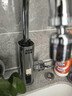 奧克斯（AUX）電熱水龍頭熱水器加熱水龍頭快速熱水變頻恒溫廚房下進(jìn)水 【大屏數顯】電鍍銀+漏保插頭+萬(wàn)向噴頭 曬單實(shí)拍圖
