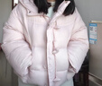 唐獅（TonLion）2025冬女高蓬連帽超短款羽絨服 曬單實(shí)拍圖