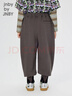 jnby by JNBY江南布衣童裝全棉毛圈布束腳彎刀褲長(cháng)褲秋冬男女童兒童1O9E10240 046/鑄鐵灰 130 cm 曬單實(shí)拍圖