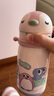 babycare兒童保溫杯嬰幼兒學(xué)飲寶寶吸管杯316L不銹鋼保溫杯幼兒園保溫水壺 贈直通吸嘴- 背帶款淺嗬綠450ml 曬單實(shí)拍圖