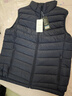 【京東直采】經(jīng)典排骨羽絨立領(lǐng)馬甲男冬修身輕薄無(wú)袖背心鴨絨防寒 藏青色 M (170) 88A【90-110斤】 曬單實(shí)拍圖
