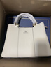 皮爾保羅（PIERPOLO）女士包包2026新款女包真皮手提包大容量斜挎包生日禮物送媽媽 【高檔禮盒】白色1313 曬單實(shí)拍圖
