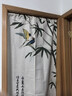 京尋門(mén)簾中式門(mén)簾隔斷簾遮擋簾布簾玄關(guān)門(mén)簾布藝掛簾免打孔 竹報平安 曬單實(shí)拍圖