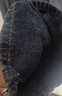 三彩2025秋季新款休閑牛仔褲中腰寬松闊腿褲長(cháng)褲通勤Z 海軍藍 XL 170/76A 曬單實(shí)拍圖