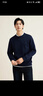 beanpole【20周年慶系列】濱波春秋男輕松弛感360g新毛圈面料衛衣 藏青色 XL 185/100A 曬單實(shí)拍圖