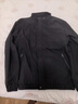羅蒙（ROMON）外套男士休閑商務(wù)夾克男春季百搭男裝上衣服 黑色 2XL 曬單實(shí)拍圖
