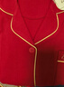芬騰紅色睡衣秋冬情侶新款紅品結婚新婚純棉家居服男女大碼本命年套裝 曬單實(shí)拍圖