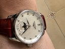 浪琴（LONGINES）瑞士手表 名匠系列月相腕表女士皮帶機械表L24094872 曬單實(shí)拍圖