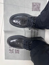 金利來(lái)（Goldlion）【春夏煥新】男鞋都市正裝皮鞋舒適耐磨德比鞋50823024401A黑色42 曬單實(shí)拍圖