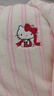 野獸派家居（tbh）宋雨琦同款三麗鷗Hello Kitty法蘭絨家居服套裝冬季可外穿睡衣女 Hello Kitty法蘭絨家居服 奶白條紋 M 曬單實(shí)拍圖
