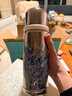 大卡純鈦保溫杯梵高聯(lián)名溫顯水杯女直飲泡茶杯禮物大容量燜茶戶(hù)外鈦杯 曬單實(shí)拍圖