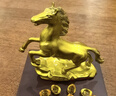 繽越馬年擺件黃銅馬擺件風(fēng)水馬到成功十二生肖馬本命年辦公室客廳玄關(guān) 曬單實(shí)拍圖
