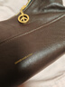 GROTTO個(gè)樂(lè )26年新款ArkHobo小牛皮單肩斜挎包小號高級感通勤女包 黑巧棕 金標 S 曬單實(shí)拍圖