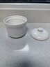 斯凱綈（Sky Top）陶瓷燉盅隔水帶蓋碗骨瓷湯盅蒸蛋羹燕窩盅家用單人份純白300ml 曬單實(shí)拍圖