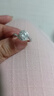 凡愛(ài)天使之眼扭臂鑲莫桑石戒指結婚訂婚戒送女生日禮物仿真鉆莫桑鉆戒 D色莫桑石1克拉 曬單實(shí)拍圖