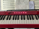 卡西歐（CASIO）電鋼琴PXS1100/PXS3100重錘88鍵便攜式智能觸屏成人兒童練習考級 【當日達/次日達】PX-S1100+便攜X架 紅色琴身 曬單實(shí)拍圖