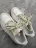 李寧奶酪1丨經(jīng)典休閑鞋女子26年新款春夏季簡(jiǎn)約百搭低幫運動(dòng)板鞋 乳白色/仙蹤綠-1 37 曬單實(shí)拍圖
