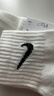 耐克NIKE男女襪子 吸汗透氣運動(dòng)襪 短襪三雙裝DX5074-101白 M 曬單實(shí)拍圖