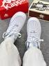 卡帕（Kappa）白色運動(dòng)鞋女鞋春季新款增高老爹鞋女士休閑小白鞋子女白灰色36.5 曬單實(shí)拍圖