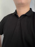 啄木鳥(niǎo)（TUCANO）短袖t恤男士夏季商務(wù)中青年polo翻領(lǐng)半袖冰絲速干上衣 曜石黑 XL 曬單實(shí)拍圖