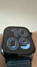 Apple/蘋(píng)果 Watch Series 10 智能手表蜂窩款46毫米亮黑色鋁金屬表殼濃墨色回環(huán)式運動(dòng)表帶MWYL3CH/B 曬單實(shí)拍圖