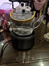 雅集玻璃茶壺整套茶具電陶爐煮茶爐加蒸煮兩用提梁壺帶4個(gè)茶杯套裝 曬單實(shí)拍圖