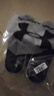 安德瑪（Under Armour）拖鞋男 時(shí)尚簡(jiǎn)約舒適透氣運動(dòng)休閑涼拖一字拖 黑灰 41 曬單實(shí)拍圖