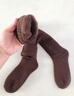 自由系冬季過(guò)膝襪子女秋冬款長(cháng)筒過(guò)膝襪加絨加厚月子保暖護膝大腿襪絨毛 曬單實(shí)拍圖