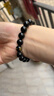 石頭記（istone）黑曜石手鏈肖佛八大守護蛇年手鏈新中式生日禮物送女友 屬兔-文殊菩薩 10mm 曬單實(shí)拍圖