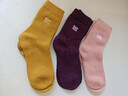 貓人3雙裝35%羊毛襪子女秋冬中筒毛圈襪加厚保暖襪睡眠襪女士月子襪 曬單實(shí)拍圖